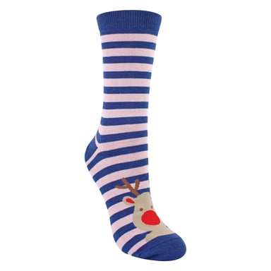 1 Paquete de Calcetines de Bambú Festivos de Navidad para Damas