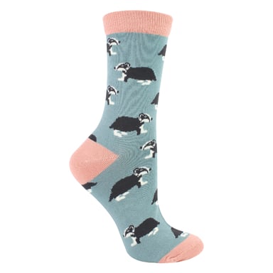 1 Paquete de Calcetines de Bambú para Dama con Diseño de Animales