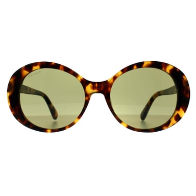 Serengeti Round Womens Shiny Tortoise Havana Mineral 555nm Green Photochromic Bacall