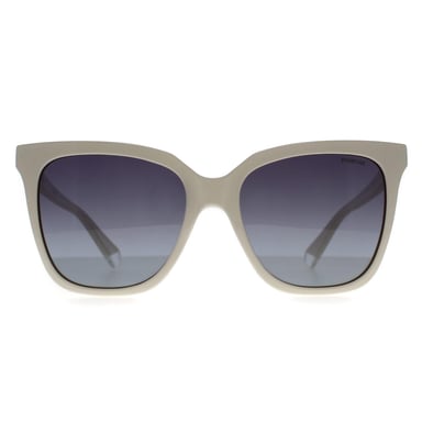 Polaroid Butterfly Womens Blanco Gris Gradiente Polarizado PLD 4155/S/X