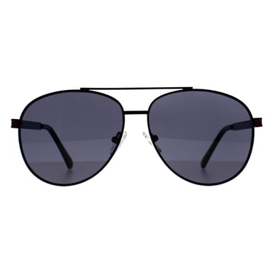 Guess Aviator Hombre Negro Brillante Gris GF5110