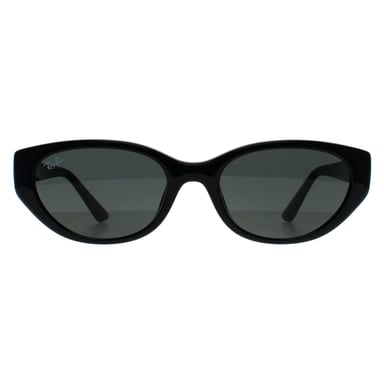Ray-Ban Oval Womens Pulido Negro Gris Oscuro RB4457D Bio Based