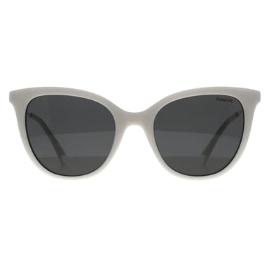Polaroid Cat Eye Womens Blanco Gris Polarizado PLD 4184/S/X