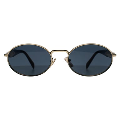 Prada Oval Womens Oro Pálido Gris Oscuro PR65ZS