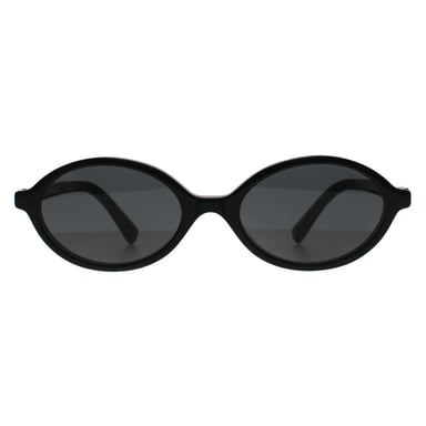 Miu Miu Oval Womens Negro Gris Oscuro MU04ZS