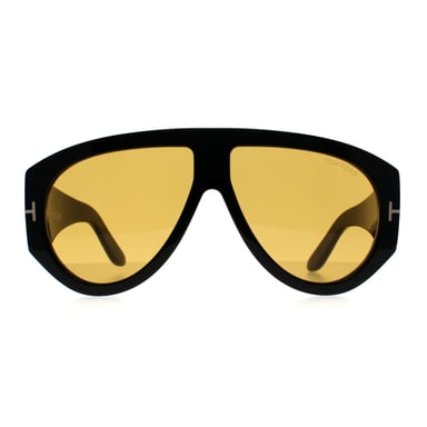 Tom Ford Aviator Hombre Brillante Negro Marrón Bronson FT1044