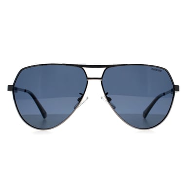 Polaroid Aviator Hombre Azul Plata Polarizado PLD 2145/G/S/X