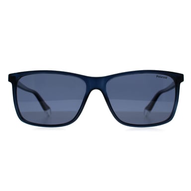Polaroid Rectangle Mens Azul Azul Polarizado PLD 4137/S