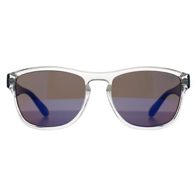 Superdry Square Mens Gloss Cristal Transparente y Azul Cristal Espejo Azul Rockstar