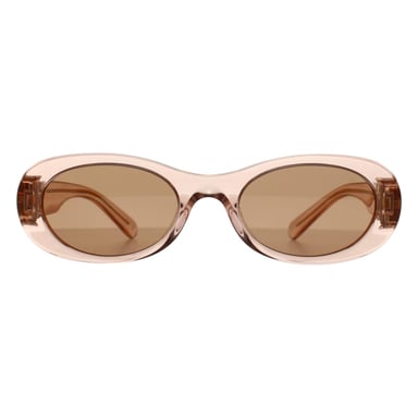 Miu Miu Oval Womens Noisette Transparente Rosa Marrón MU06ZS