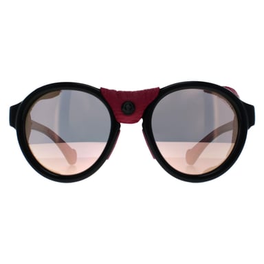 Moncler Redondo Unisex Negro Brillante Rosa Humo Espejo ML0046