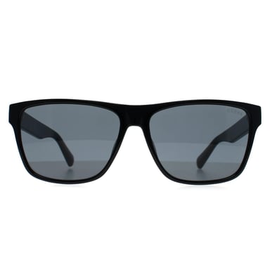 Guess Rectángulo Hombre Negro Brillante Gris GF5120
