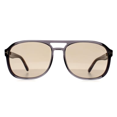 Tom Ford Aviator Hombre Gris Cristal Claro a Oscuro Marrón Fotocromático Rosco FT1022