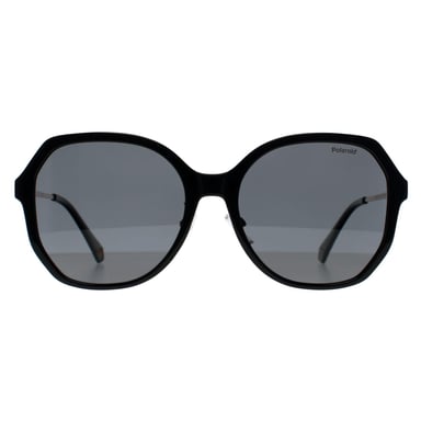 Polaroid Butterfly Womens Negro Gris Polarizado PLD 6177/G/S