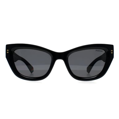 Polaroid Cat Eye Womens Negro Gris Polarizado PLD 6237/S/X