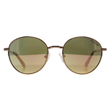 Kenneth Cole Reaction Redondo Unisex Oro Rosa Espejo KC2839