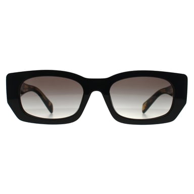 Prada Rectangle Womens Black & Havana Grey Gradient PRB05S