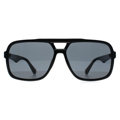 Guess Aviator Hombre Negro Azul Gris Brillante GF5125