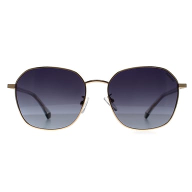 Polaroid Round Womens Gold Purple Gradient Polarized PLD 4168/G/S/X