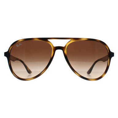 Ray-Ban Aviator Unisex Habana Pulido Marrón Gradiente RB4376