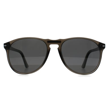 Persol Aviator Mens Smoke Black Polarized PO9649S
