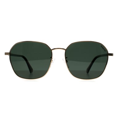 Polaroid Round Womens Gold Green Verde Polarizada PLD 4168/G/S/X