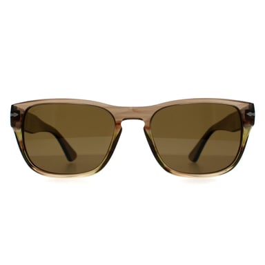 Persol Cuadradas Hombre Rayas Marrón Verde Marrón Polarizadas PO3341S