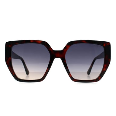 Guess Cat Eye Womens Dark Havana Blue Gradient GF6178