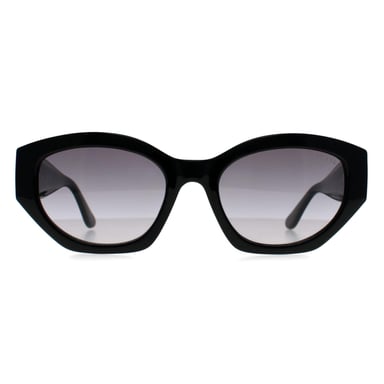Guess Oval Womens Negro Brillante Gris Gradiente GF6164