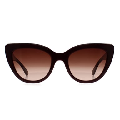 Longchamp Cat Eye Mujer Burdeos Marrón Degradado LO686S
