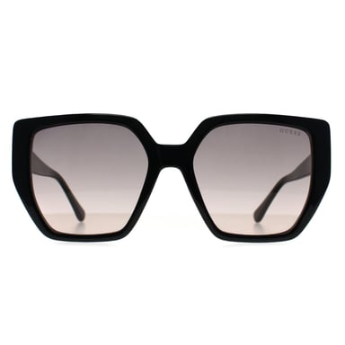 Guess Cat Eye Womens Brillante Negro Rosa Marrón GF6178