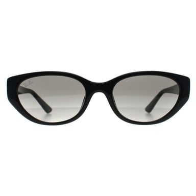 Ray-Ban Oval Womens Pulido Negro Gris Gradiente RB4457D Bio Based