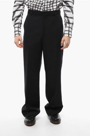 Pantalones holgados de corte relajado en negro