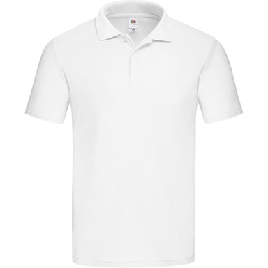 Fruit of the Loom Mens Original Pique Polo Shirt (White)