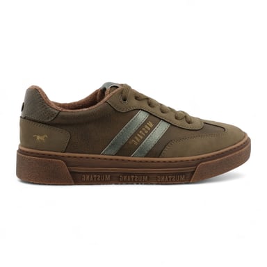 Zapatillas de plataforma Mustang para mujer en color verde oliva