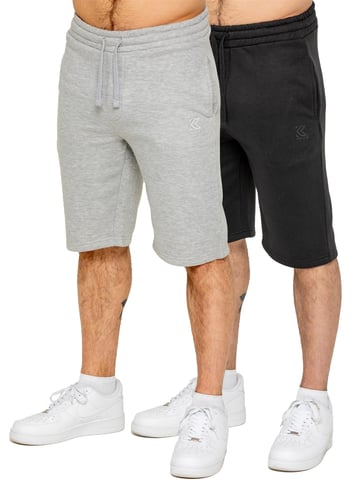 Kruze | Paquete de 2 pantalones cortos de forro polar para hombre