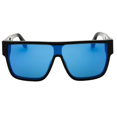 Gafas De Sol Off-white Syracuse Con Marco Negro Y Espejo Azul