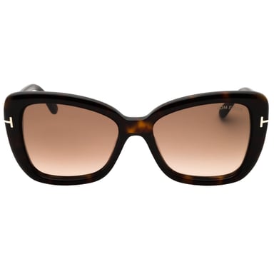 Gafas De Sol Tom Ford Con Montura Havana Oscura Y Degradado Marrón