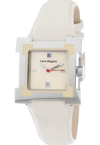 Laura Biagiotti Reloj de mujer Cuarzo plata amarillo