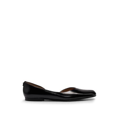 Women's Boss Rose Ballerina Shoes in Black
