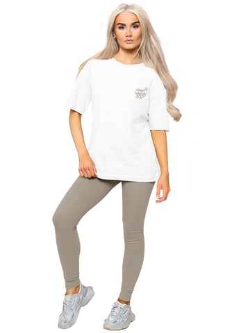 Enzo Milano | Conjunto de camiseta oversize y leggings para mujer