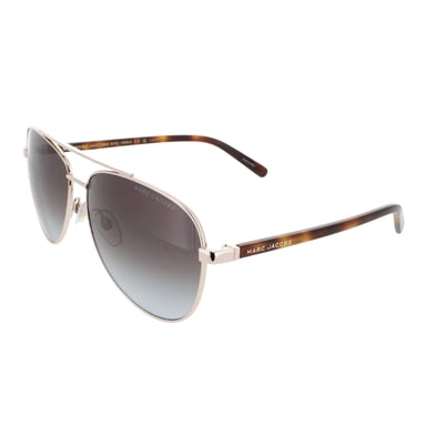 Gafas de sol Marc Jacobs con lentes marrón verde azulado y detalle Havana dorado