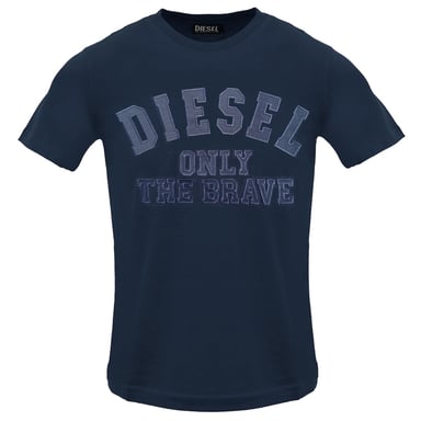Camiseta Diesel Monotone Con Logo En Relieve Total Eclipse