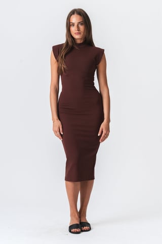 Vestido Isabella - Marrón