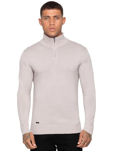 Enzo Milano | Jersey de punto con media cremallera para hombre