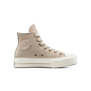 ZAP.MODA SRA WOMEN'S CONVERSE CHUCK TAYLOR ALL STAR LIFT PLATFORM SUEDE H BEIGE