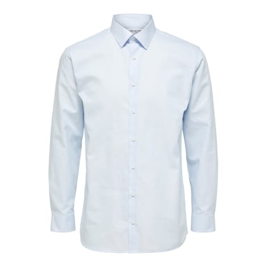 Selected Camisas Regethan Camisa Clásica Azul Claro