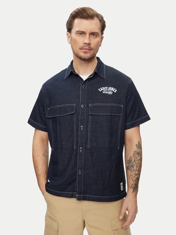 GB - Wrangler - CASEY JONES SHIRT MED INDIGO