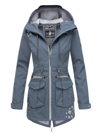 Marikoo chaqueta softshell mujer – Ulissaa con capucha y detalles reflectantes