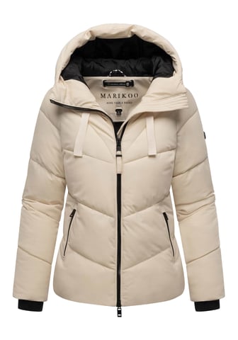 Chaqueta acolchada de invierno Marikoo Kwamee para mujer con capucha y cremallera bidireccional